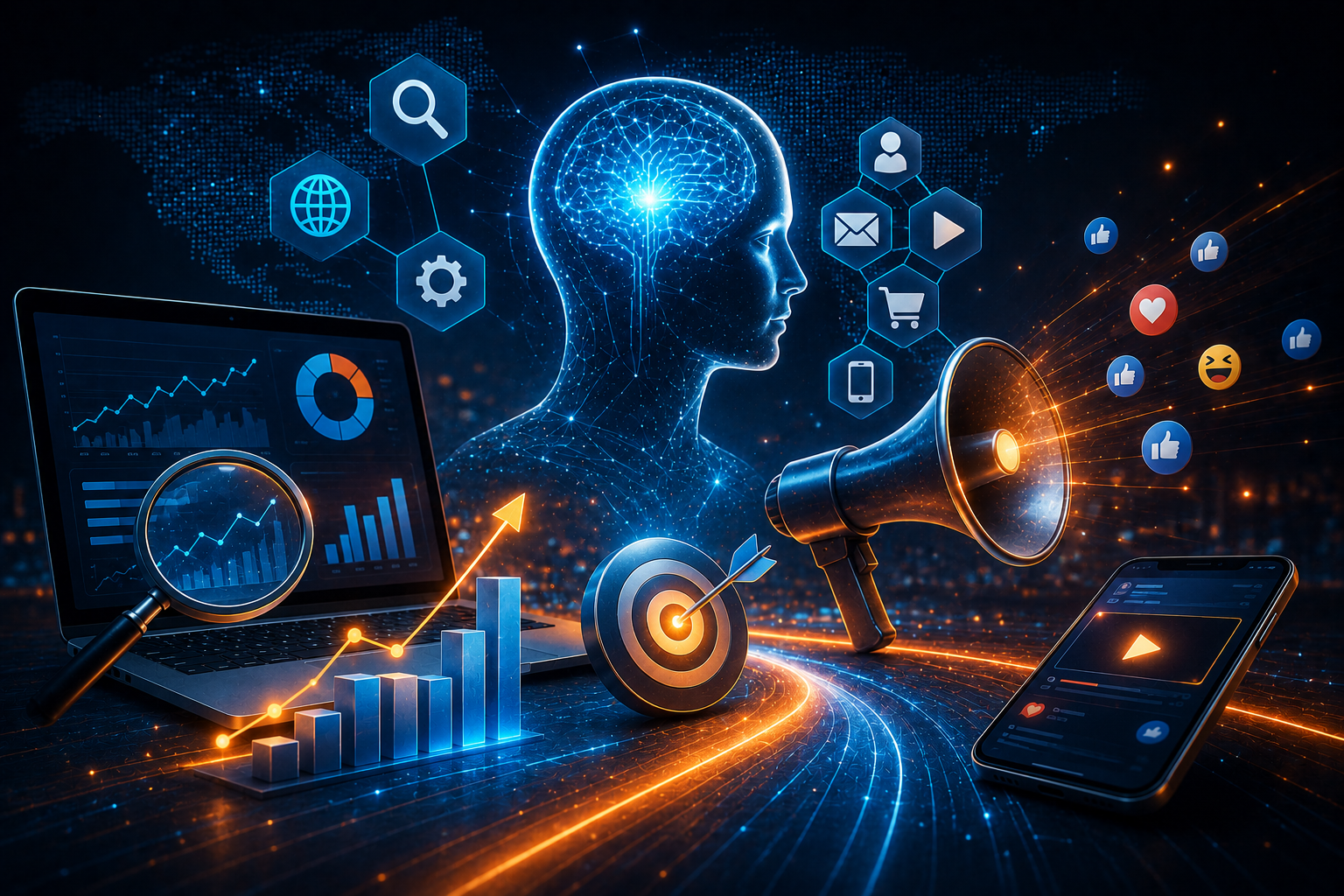 Digital Marketing Strategies: SEO, Advertising Channels, and Growth Guide with Artificial Intelligence